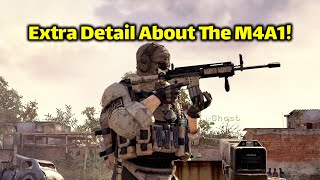 Extra Detail About The M4A1 In OG Modern Warfare 2 [upl. by Nirhtak232]