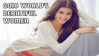 Top 10 Most Beautiful Women In The World 2018 [upl. by Aneleiram]