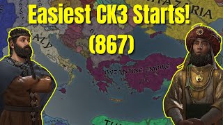 Top 5 Easiest Starts in CK3 867 [upl. by Tsirhc]