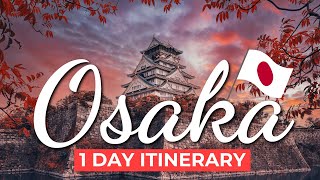 How to Spend 1 Day in Osaka Japan Travel Itinerary [upl. by Damalas]