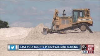 Polk County phosphate mine closing down [upl. by Farman]