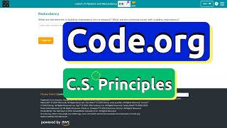 Codeorg Lesson 43 Routers and Redundancy  Tutorial with Answers  Unit 2 CS Principles [upl. by Ainahtan]