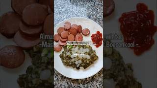 Stamppot Boerenkool • Mashed Kale winterfoods livinginthenetherlands cooking [upl. by Hourihan]