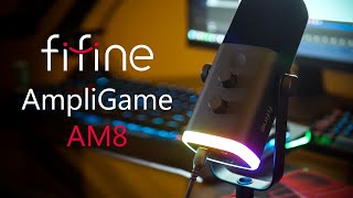 Fifine AmpliGame AM8  Detaljna recenzija mikrofona [upl. by Syverson]