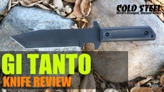 Cold Steel GI Tanto Knife Value Priced Must Have  OsoGrandeKnives [upl. by Eiznik]