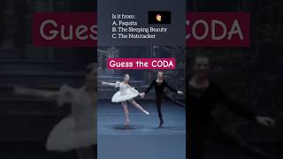 Can you guess the CODA ballet balletquiz balletdancer classicalballet dancer coda balletcoda [upl. by Nayarb749]