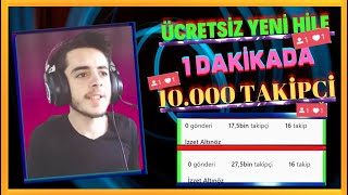 ÜCRETSİZ 1 DAKİKADA 10000 TAKİPÇİ  instagram takipçi kasma [upl. by Lytsirk882]