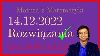 Matura z matematyki CKE Podstawa F23 202212 próbna [upl. by Svoboda]