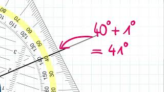 Winkel messen – So misst du die Weite bzw Größe eines Winkels [upl. by Florian]