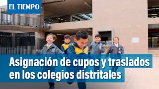 Llamado para que revisen la asignación de cupos y traslados en los colegios  El Tiempo [upl. by Herc]