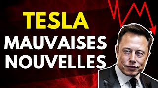 🔴Mauvaises nouvelles pour Tesla  CATASTROPHE   Avril 2024 [upl. by Aihsercal]