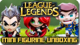 League Of Legends Unboxing Minis Figurines Officielles à Collectionner [upl. by Apilef]