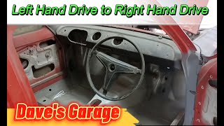 Ford Escort MK1 Project LHD to RHD conversion steering column [upl. by Elleb884]