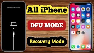 iPhone DFU Mode amp iPhone Recovery Mode New Method 2024  iPhone xxr11121314 [upl. by Milone]