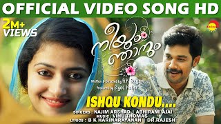 Ishqu Kondu Official Video HD  Neeyum Njanum  Sharafudheen Anu Sithara Najim Arshad Vinu Thomas [upl. by Jamie]