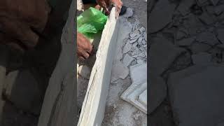 Cleaning of white shale stone in factory of slate pencil Full vlog [upl. by Zerk773]