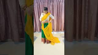 skirtsareedrapingeasylatestsareedesignnavratrispecialgarbalovershortvideosubscribelike [upl. by Isiah]