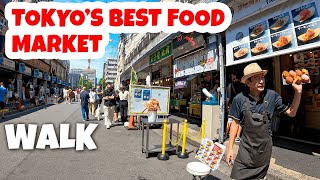 Walking tour of Tokyo The famous Tsukiji Outer Market [upl. by Atwater]