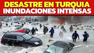 FUERTES LLUVIAS DEJAN INUNDACIONES EN DISTINTAS REGIONES DE TURQUIA [upl. by Sclar220]