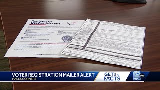 Wisconsin election clerk warns of thirdparty voter registration mailers [upl. by Amek]