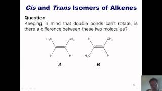 Chapter 3 – Alkenes Part 1 of 2 [upl. by Anerok]