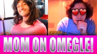 Guys Fall For FAKE MOM on OMEGLE Hilarious Reactions [upl. by Allegna]