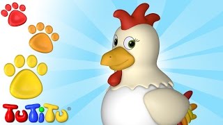 TuTiTu Animais 🐔 Galinha 🌻 Brincando e Aprendendo com Brinquedos 😍 [upl. by Adriana]