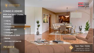 Condo à vendre 718 000   Brossard  Dina Morsi [upl. by Arrej15]