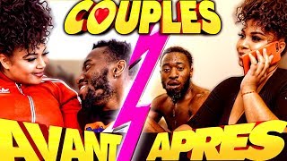 LES COUPLES AU DEBUT VS APRES [upl. by Chelsie]