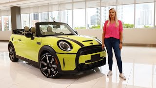 NEW 2022 MINI Cooper S Convertible in FULL REVIEW  Exterior and interior features [upl. by Anileme]