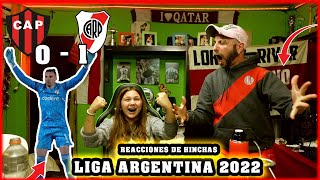 PATRONATO 0 RIVER 1  Reacciones de Hinchas de River  LIGA ARGENTINA 2022 [upl. by Yaron866]