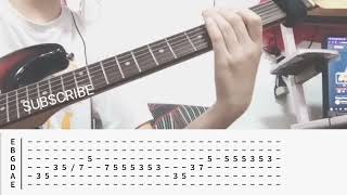 Yakap Sa Dilim  Orange and Lemons Tabs Electric Guitar Cover [upl. by Cooper757]