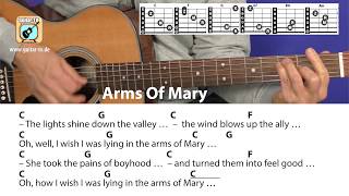 Arms Of MarySmokieSutherland Brothers Cover Chords amp Lyrics Guitar Lesson [upl. by Sylvester]