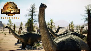 HUNGRY Apatosaurus  Life in the Jurassic  Jurassic World Evolution 2 🦖 4K 🦖 [upl. by Renard]