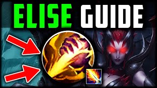 How to Elise Jungle amp CARRY MOST DMG DEALT  Elise Jungle Beginners Guide Season 14 [upl. by Adia]