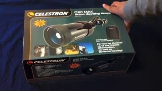 CELESTRON C90 MAK UNBOXING [upl. by Newton]