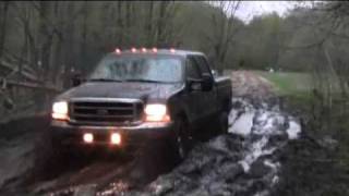 2003 F350 Diesel Stuck in Mud [upl. by Niriam]