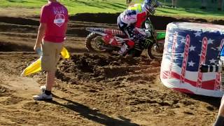 Eli tomac doing laroccos leap redbud 18 [upl. by Nnarual]