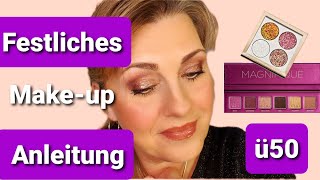 Einfache Anleitung festliches Makeup ü50  ü60  Anfänger  ausführlich  best Ager  Tutorial [upl. by Molohs]