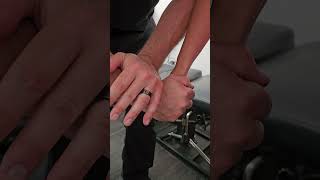 Chiropractic Adjustment  Wrist Adjustment  Chiropractor chiropractic chiropracticadjustment [upl. by Akinaj]