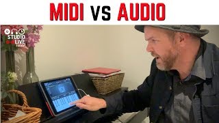 What is the difference between MIDI and AUDIO recording [upl. by Elia849]