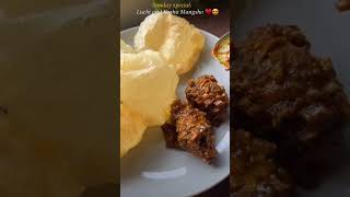 Luchi mangsho kosha love song youtube shorts food [upl. by Iyre]