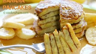 Flourless Banana Pancakes  3 Ingredients [upl. by Ameh]