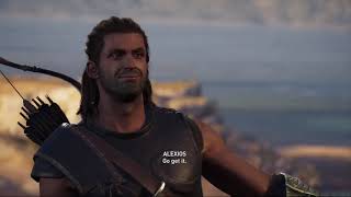 Assassins Creed Odyssey  Alexios VS The Cyclops [upl. by Ramunni471]