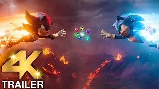 SONIC THE HEDGEHOG 3 quotShadow Vs Sonic Final Battle For Chaos Emeraldsquot 4K ULTRA HD 2024 [upl. by Ayanad999]