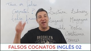 FALSOS COGNATOS  FALSE COGNATES  FALSE FRIENDS  PART 02 [upl. by Aivatnuahs]