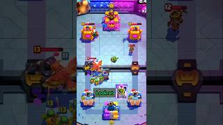 Evolution Mortar amp Skeleton King hilarious gameplay in Clash Royale shorts [upl. by Rashidi]