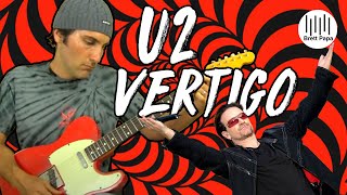 How To Play  U2  Vertigo  Guitar lesson [upl. by Jordan540]