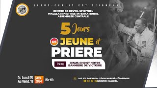 direct  5 JOURS DE JEUNE ET PRIERE MARDI 16 JANVIER 2024 [upl. by Nasho]