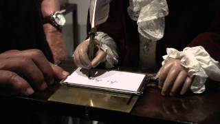 Jaquet Droz The Writer Automaton From 1774 In Action Inspired Hugo Movie [upl. by Chari]